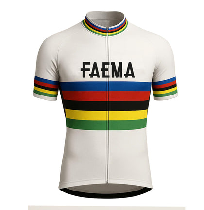 Retro Radtrikot Faema - Regenbogen