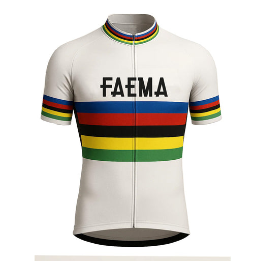 Retro Radtrikot Faema - Regenbogen