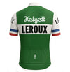 Retro Radtrikot Helyett Leroux - Grün