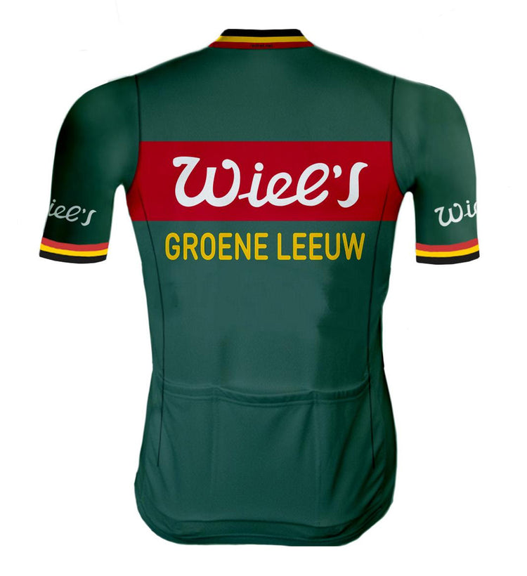 Retro-Radtrikot WIEL'S GROENE LEEUW - REDTED