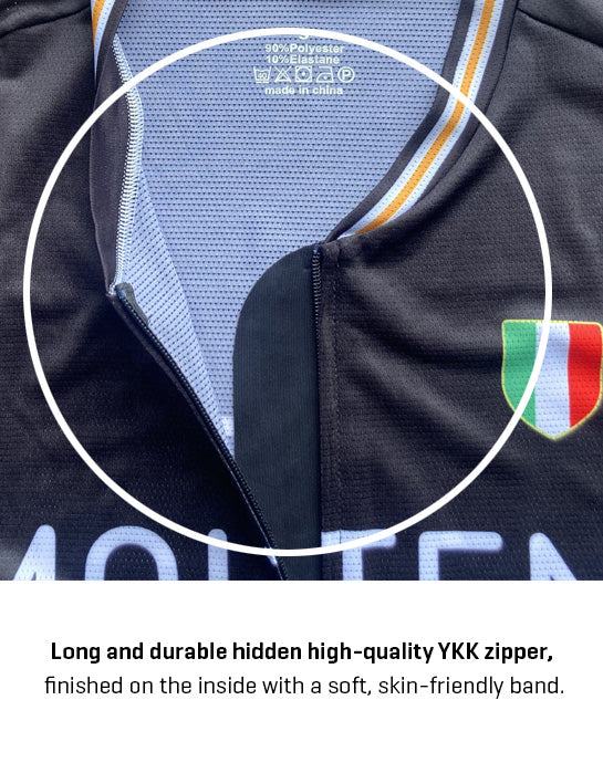 Retro Frauen Radtrikot Molteni Schwarz - REDTED