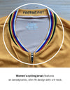 Retro Frauen Radtrikot Molteni Orange - REDTED