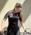 Retro Frauen Radtrikot Molteni Schwarz - REDTED