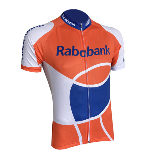 Retro Radsport Outfit Rabobank - orange/blau