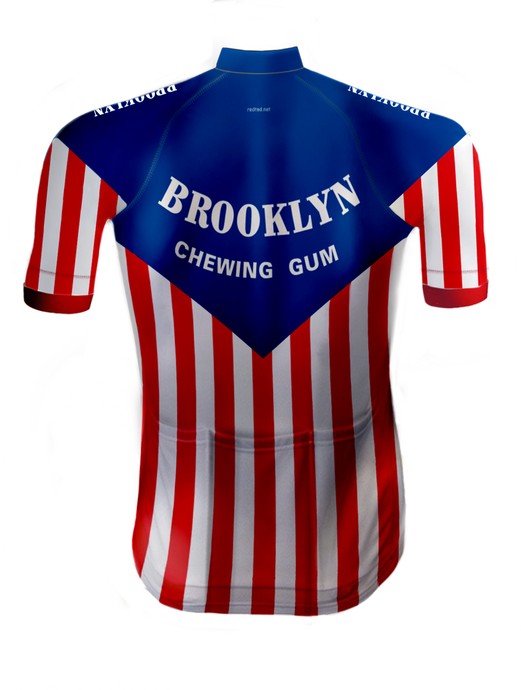 RETRO RADTRIKOT BROOKLYN Blau/Rot - REDTED