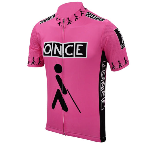 Retro Radtrikot ONCE - Rosa