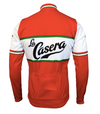 Retro Winter Radjacke (Fleece) La Casera - Rot