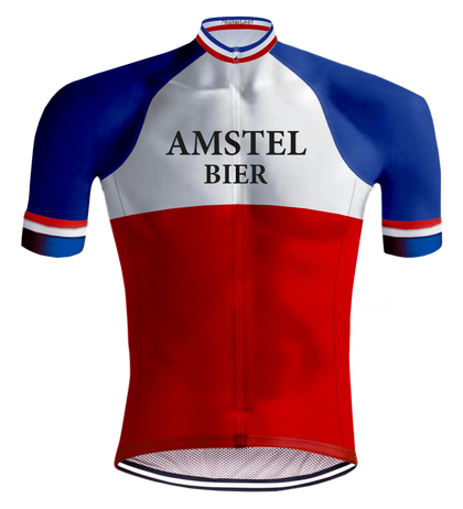 Retro Radtrikot Amstel Bier Rot/Blau - REDTED