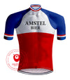 Retro Radsport Outfit Amstel Bier Rot/Blau - REDTED