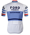 RETRO RADTRIKOT FORD France Weiß/Blau - REDTED