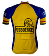Retro radsport Outfit IJsboerke Warncke Gelbe - REDTED