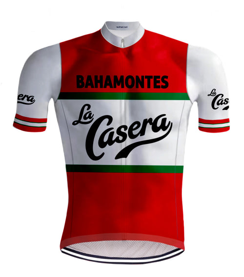 Retro Radtrikot La Casera Rot - Redted