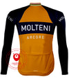 Retro Radjacke (fleece) Molteni Orange - RedTed