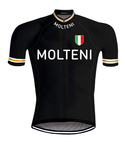 Retro Radtrikot Molteni Schwarz - REDTED