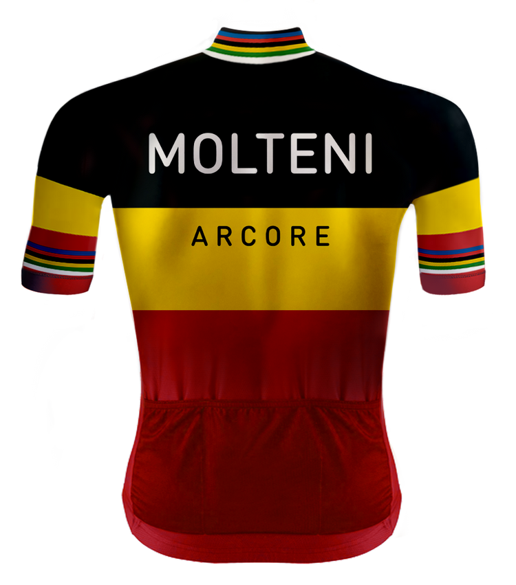 Retro Radtrikot Belgischer Meister Molteni - REDTED