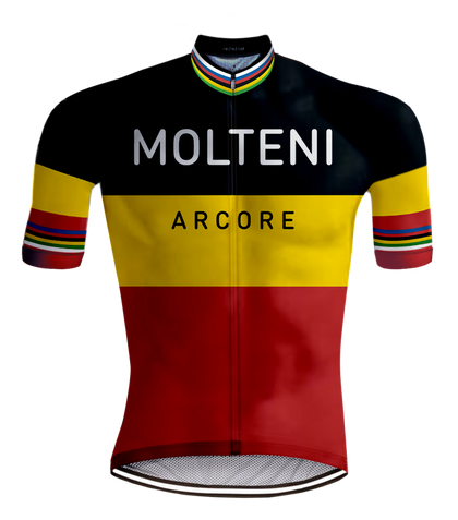 Retro Radtrikot Belgischer Meister Molteni - REDTED