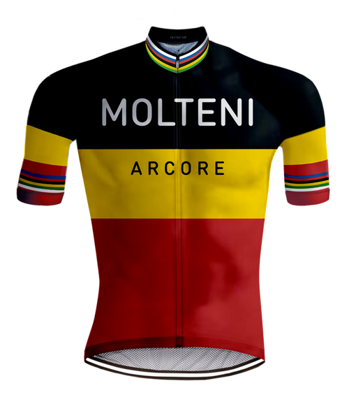 Retro Radtrikot Belgischer Meister Molteni - REDTED