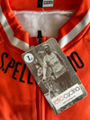 Retro Winter Radjacke (Fleece) Pellegrino - Orange