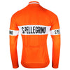 Retro Winter Radjacke (Fleece) Pellegrino - Orange