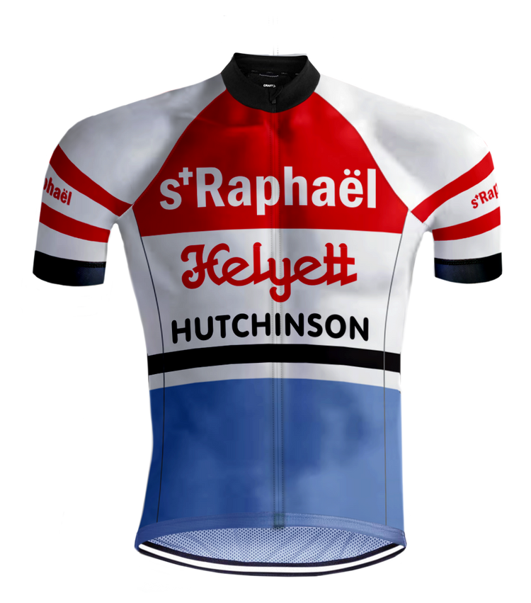 RETRO RADTRIKOT SAINT-RAPHAËL Rot/Blau - REDTED