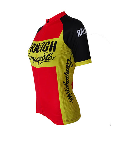 Retro Radtrikot Damen TI-Raleigh - Rot