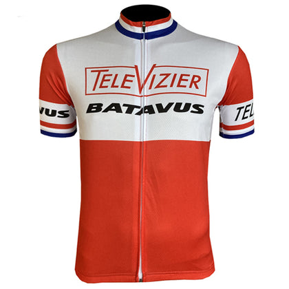 Retro Radtrikot - Limitierte Auflage Televizier - Rot