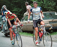 TEAMLEITER PETER POST UND JAN RAAS BEGRABEN DAS BEIL