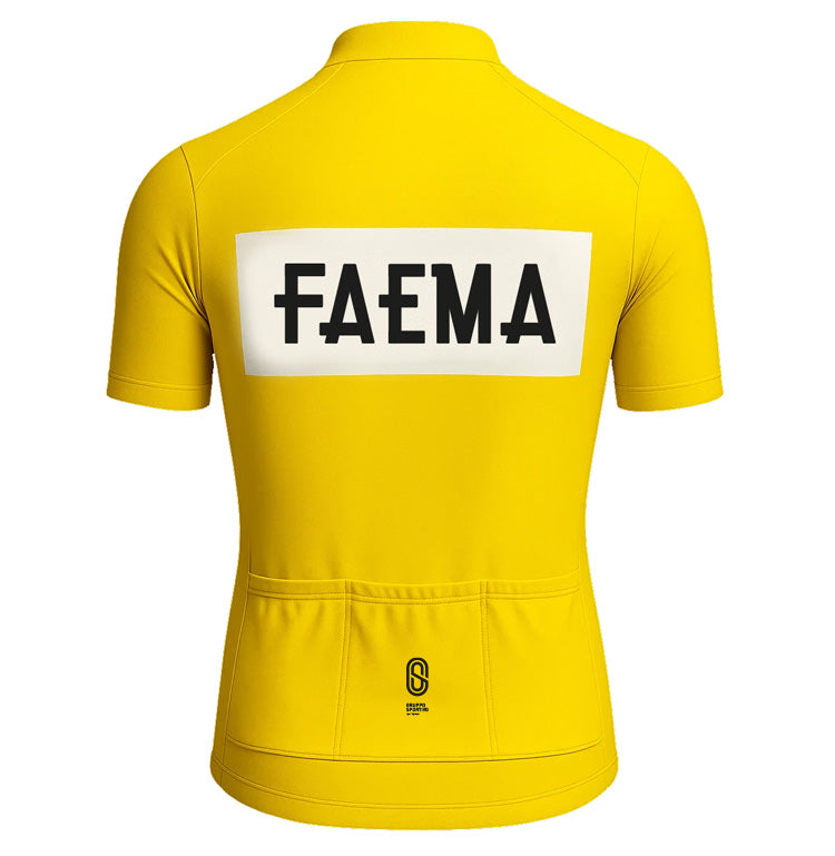 Retro Radtrikot Faema - Gelbes Trikot 1969