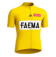 Retro Radtrikot Faema - Gelbes Trikot 1969 - Gruppo Sportivo