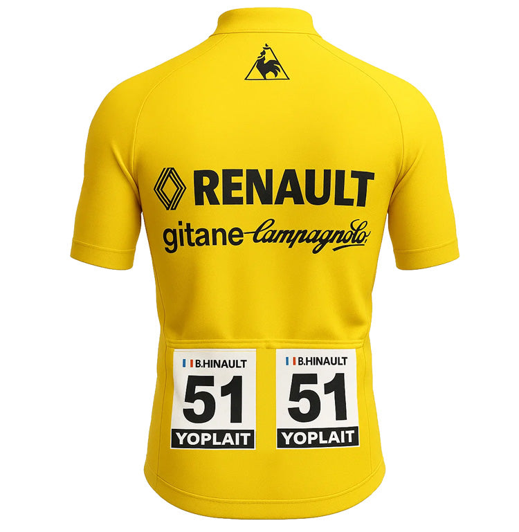 Gelbes Renault Radtrikot - Bernard Hinault 1978 - Gruppo Sportivo