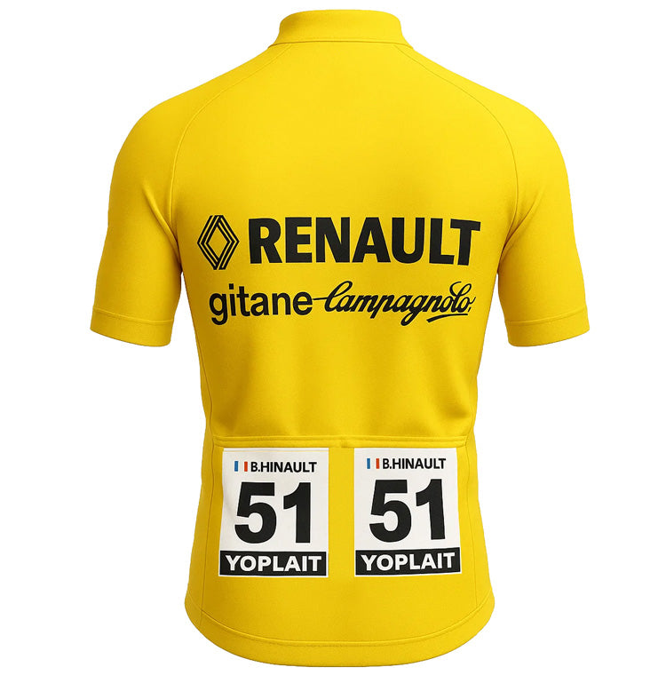 Gelbes Renault Radtrikot - Bernard Hinault 1978 - Gruppo Sportivo