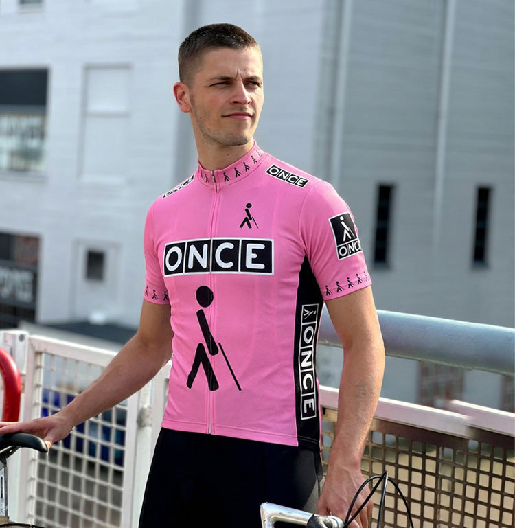 Retro Radtrikot ONCE - Rosa
