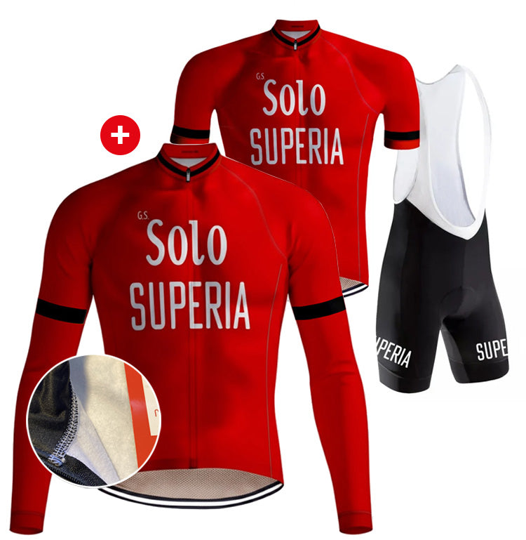 Retro-Kombinationsset Solo Superia Rot - REDTED
