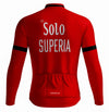 Retro Winter Radjacke (Fleece) Solo Superia - Rot