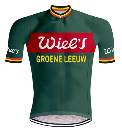 Retro-Radtrikot WIEL'S GROENE LEEUW - REDTED