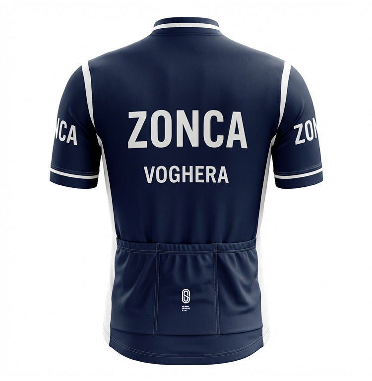 Retro Radtrikot - Limitierte Auflage Zonca - Blau - Gruppo Sportivo
