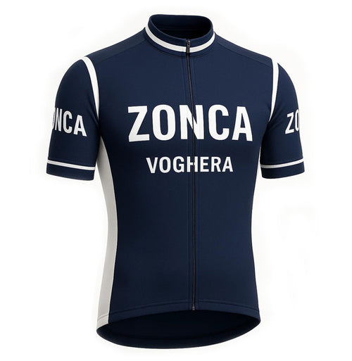 Retro Radtrikot - Limitierte Auflage Zonca - Blau - Gruppo Sportivo