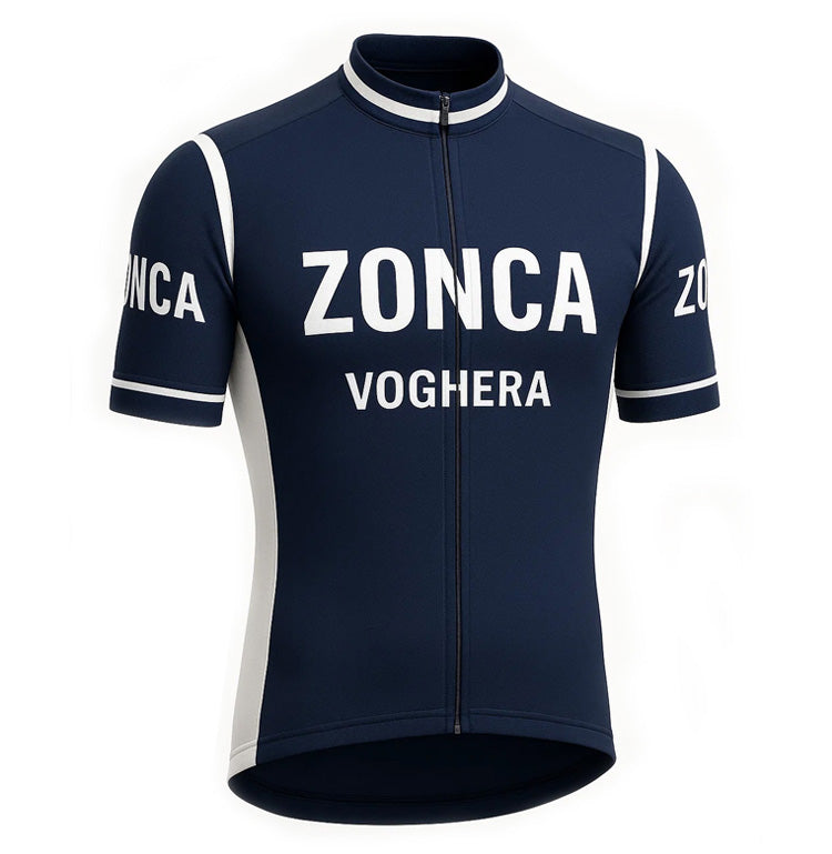 Retro Radtrikot - Limitierte Auflage Zonca - Blau - Gruppo Sportivo