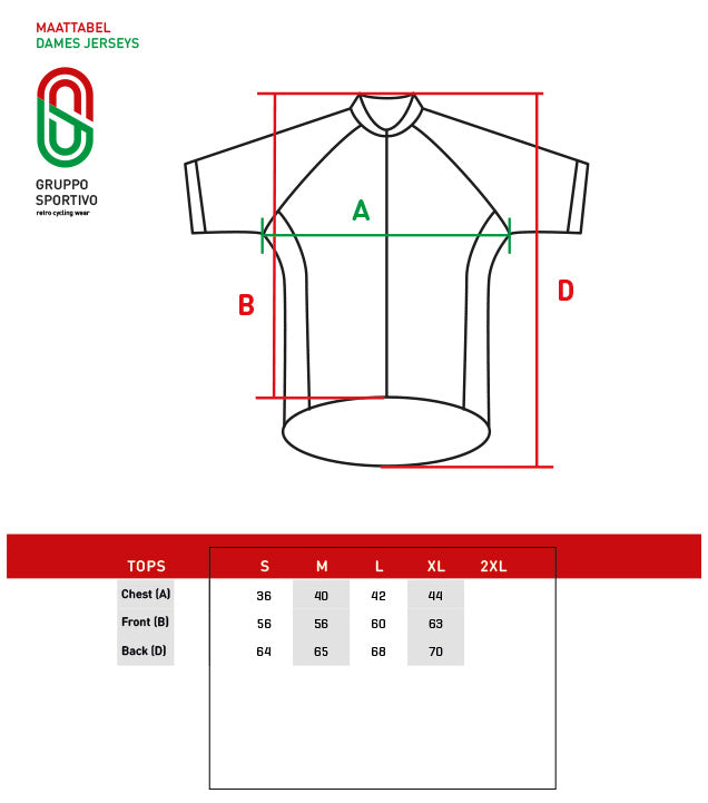 Retro Frauen Radtrikot Peugeot Weiß/Schwarz - Gruppo Sportivo