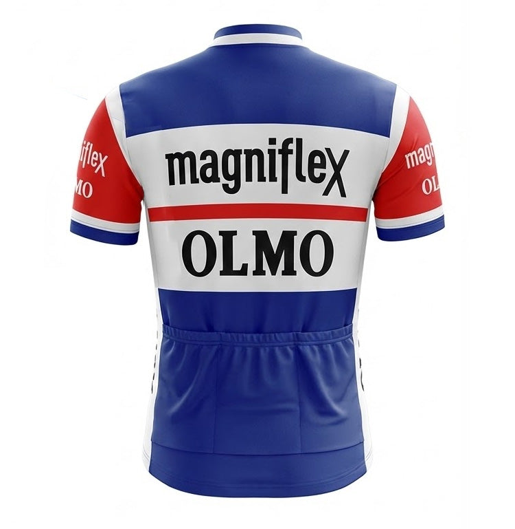 Retro Radtrikot - Limitierte Auflage Magniflex-Olmo - Blau - Gruppo Sportivo