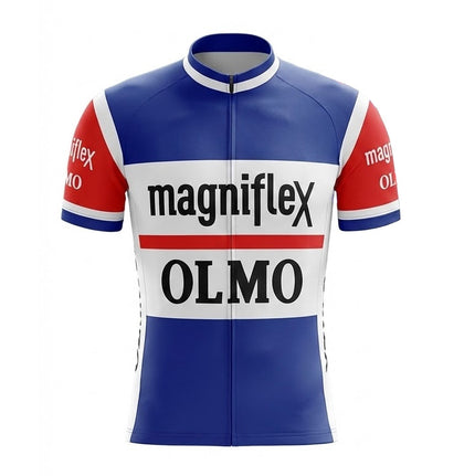 Retro Radtrikot - Limitierte Auflage Magniflex-Olmo - Blau - Gruppo Sportivo