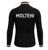 Retro Winter Radjacke (Fleece) Molteni - Schwarz