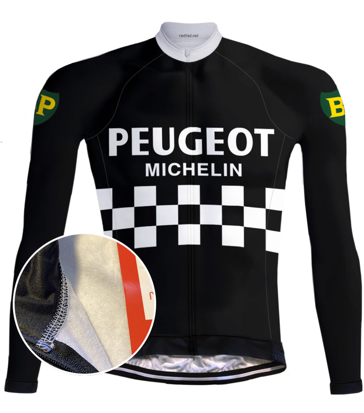Retro-Kombinationsset Peugeot Schwarz/Weiß - REDTED