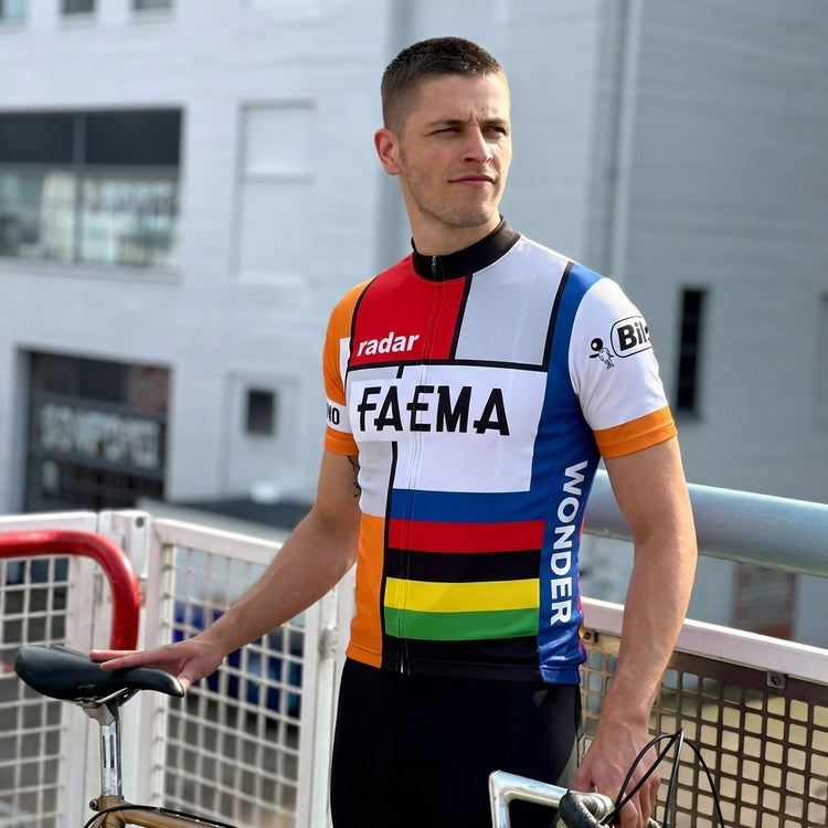 Radtrikot Combinata – "Sintesi di Gloria" by REDTED