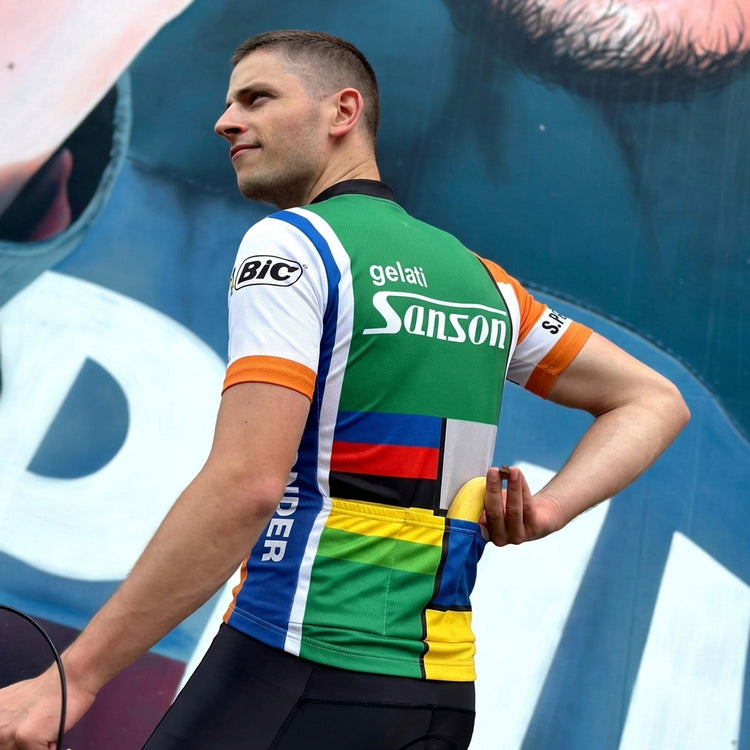 Radtrikot Combinata – "Sintesi di Gloria" by REDTED