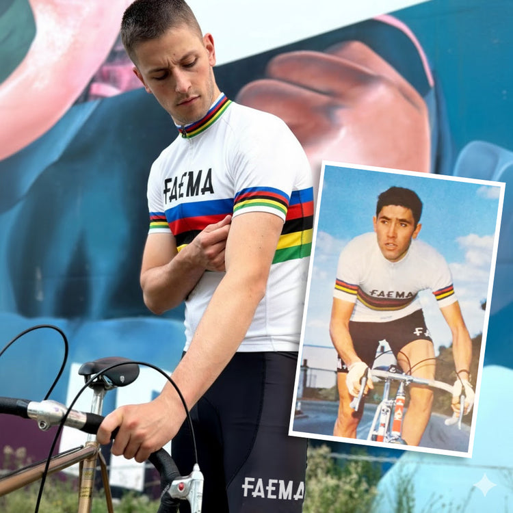 Retro Radtrikot Faema - Regenbogen