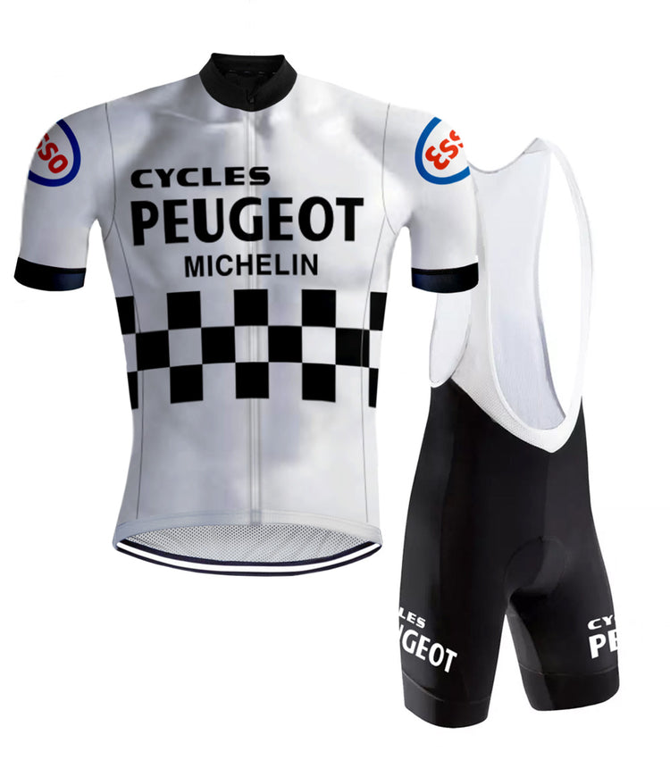 Retro-Kombinationsset Peugeot Weiß/Schwarz - REDTED