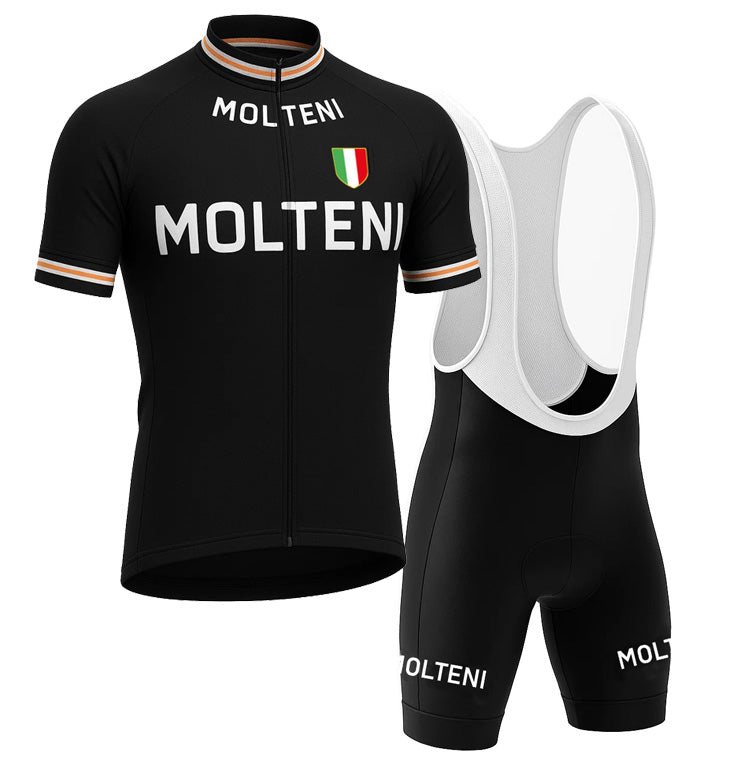 Retro-Radtrikot Molteni Arcore – Schwarz Gruppo Sportivo