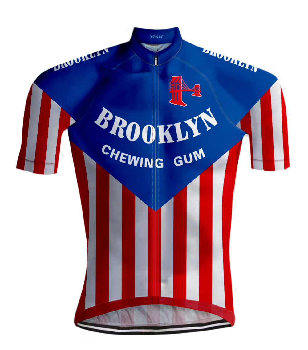 RETRO RADTRIKOT BROOKLYN Blau/Rot