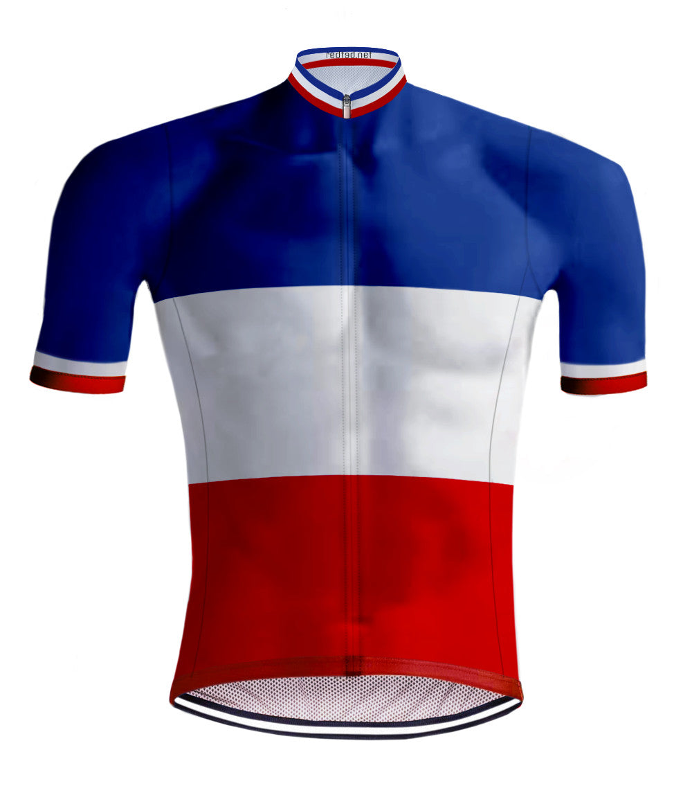 Retro Radtrikot French Champion Tricolore